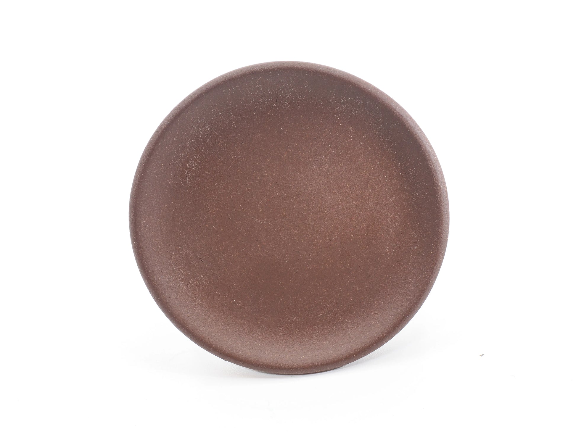 Top view of the Bronze Grade Dehou Tea Coaster, featuring a smooth, flat surface perfect for Gongfu teacups.