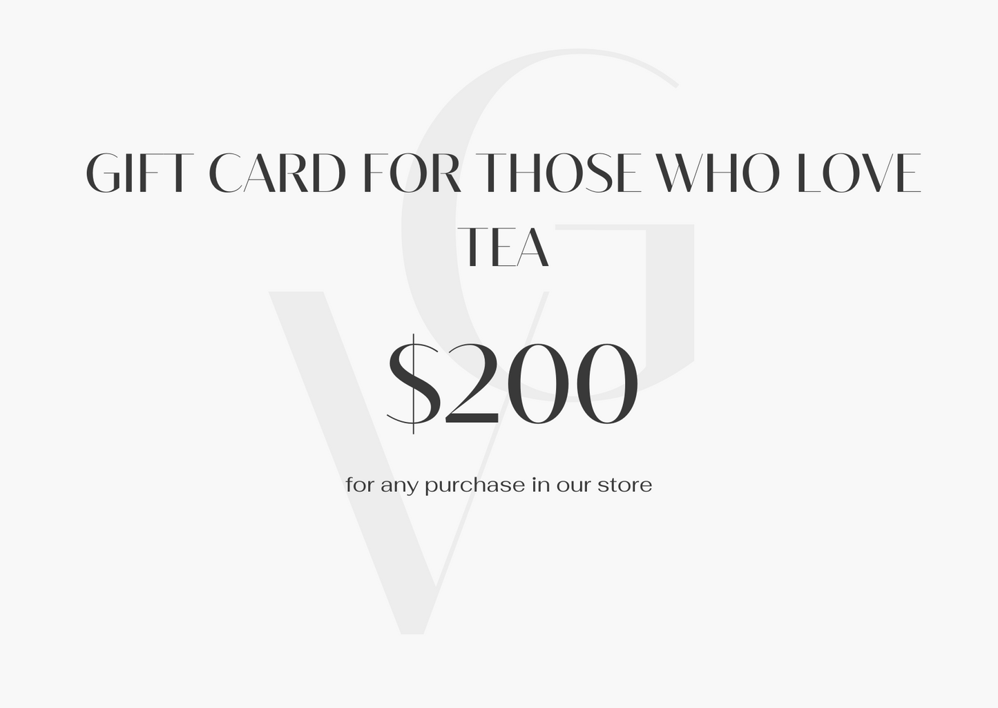 Brewing Happiness: Cha Zhi Ji Gift Card