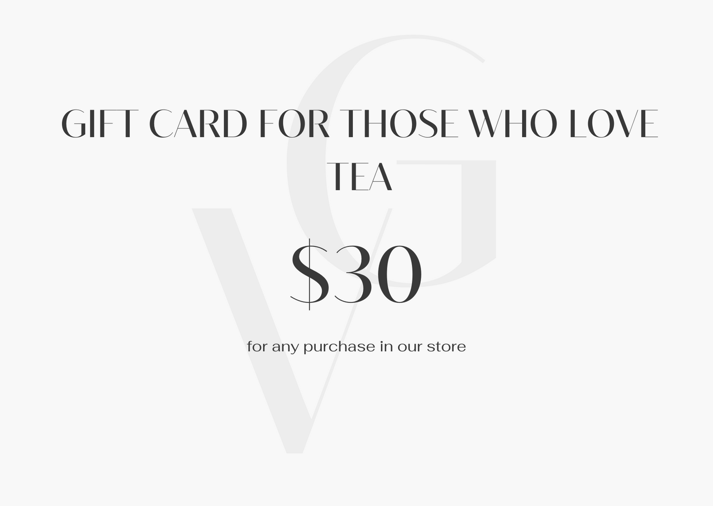 Brewing Happiness: Cha Zhi Ji Gift Card