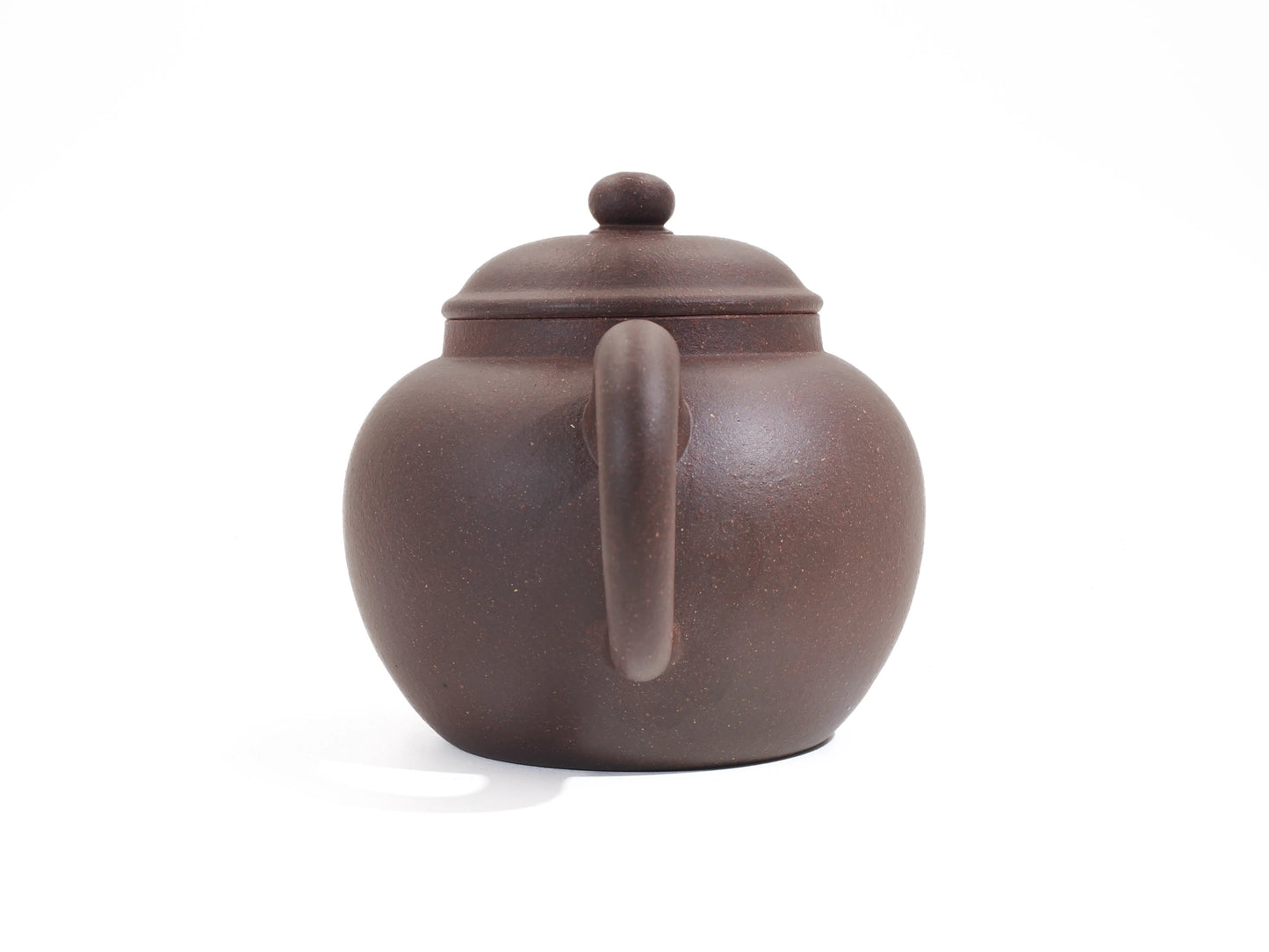 Back view of the Jade Grade teapot, highlighting the sturdy handle and 30th Anniversary craftsmanship.