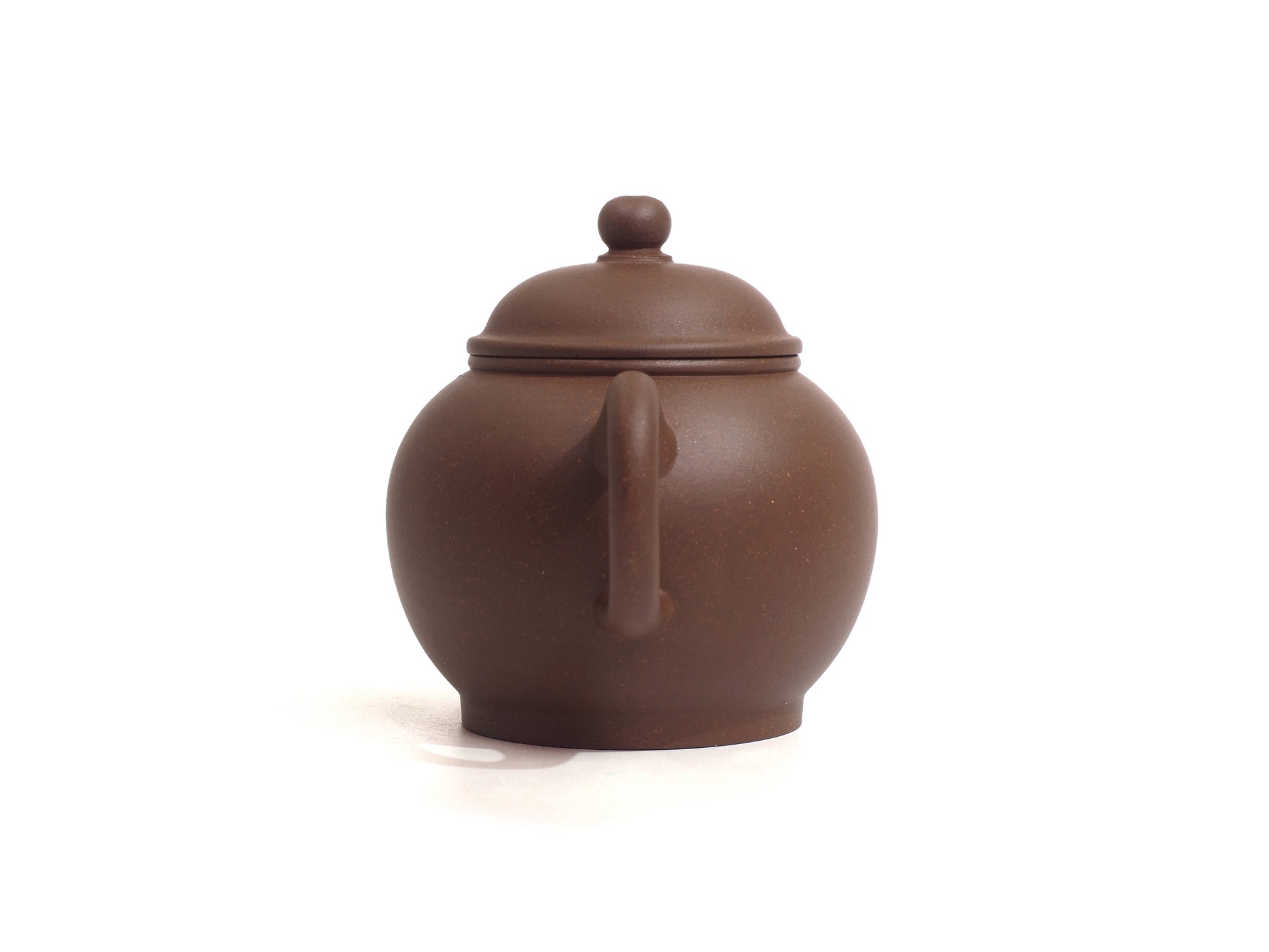 Back view showing handle of Tall Shui Ping Teapot