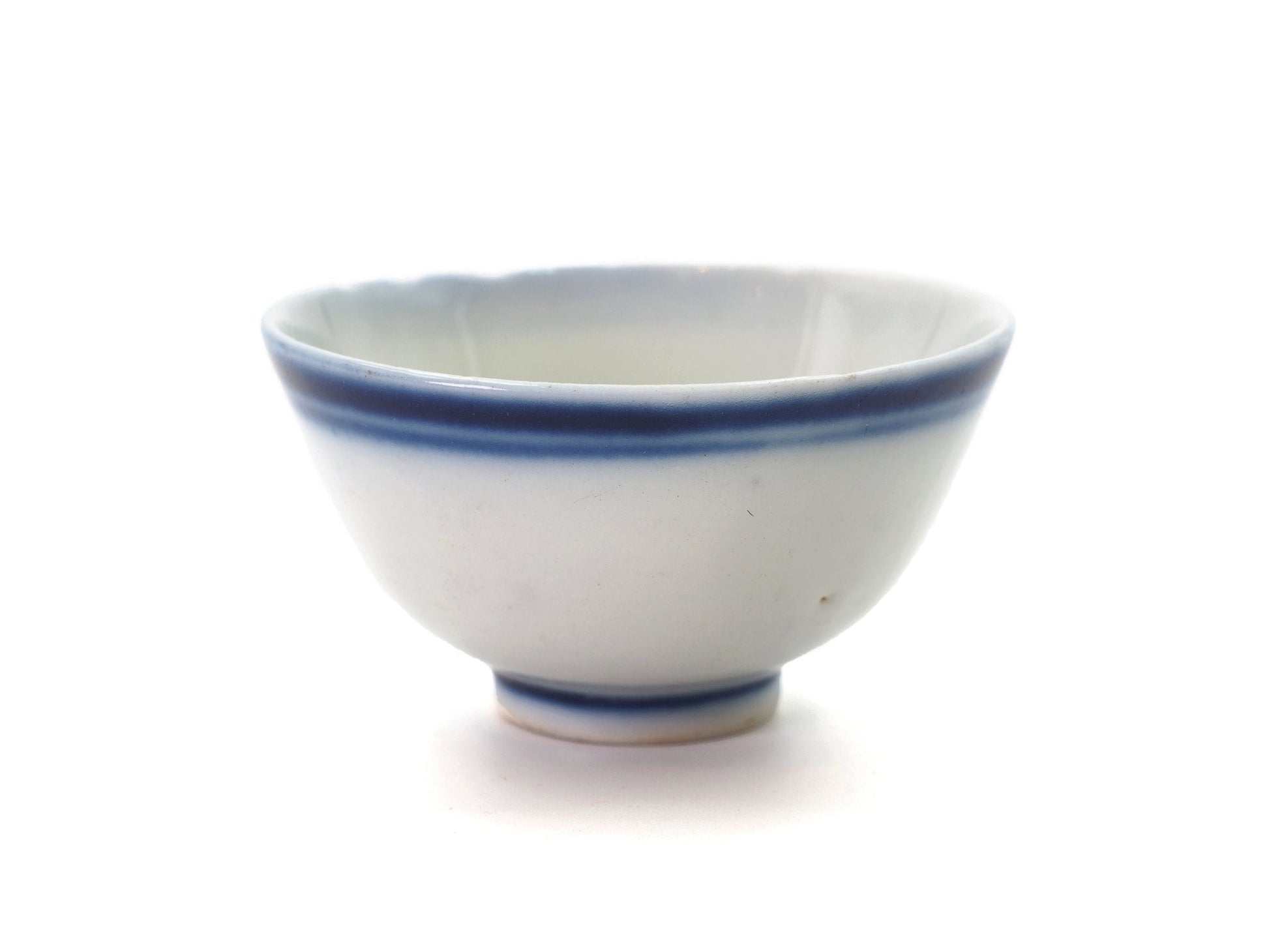 Late Qing Dynasty - Blue Line Cup - Cha Zhi Ji