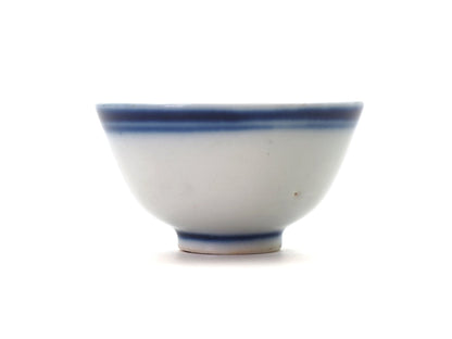 Late Qing Dynasty - Blue Line Cup - Cha Zhi Ji