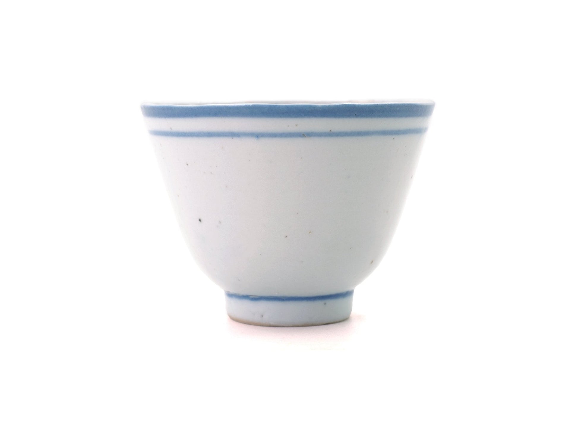 Late Qing Dynasty - Blue Line Cup (Large) - Cha Zhi Ji