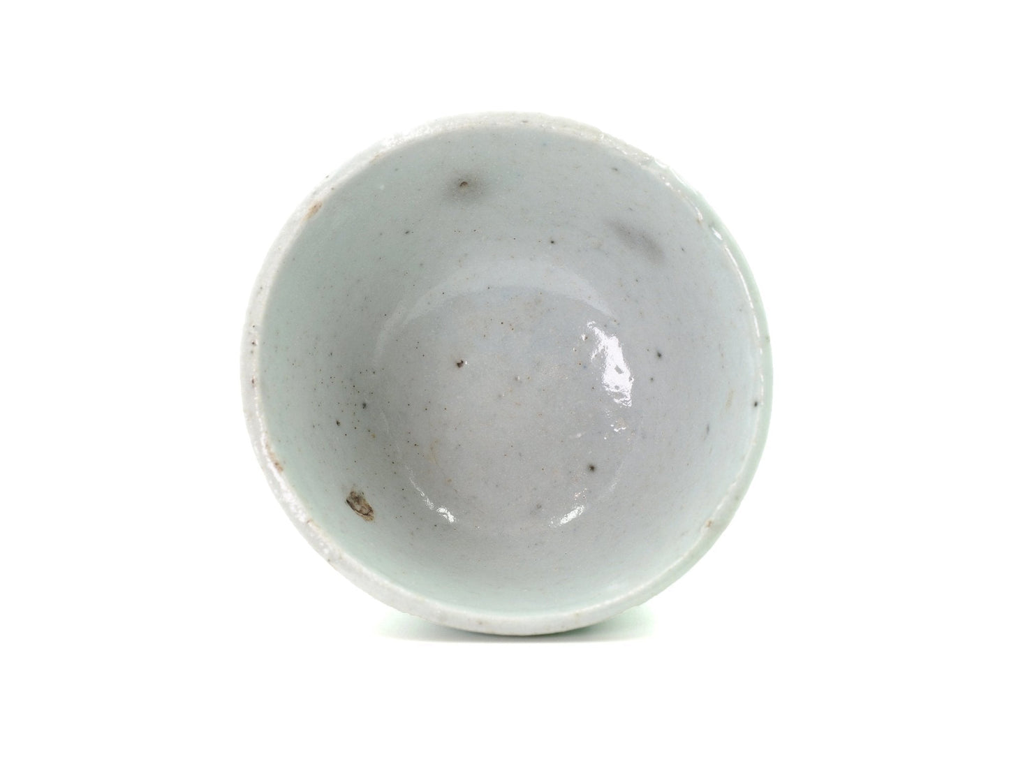 Mid-Qing Dynasty - Celadon Cup - Cha Zhi Ji